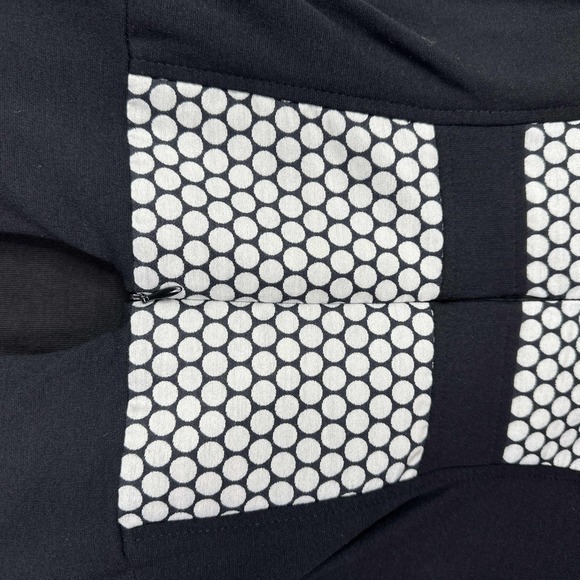 Yoana Baraschi Dress Womens Size 6 Polka Dot Color Block A-Line Career Business - Picture 5 of 9